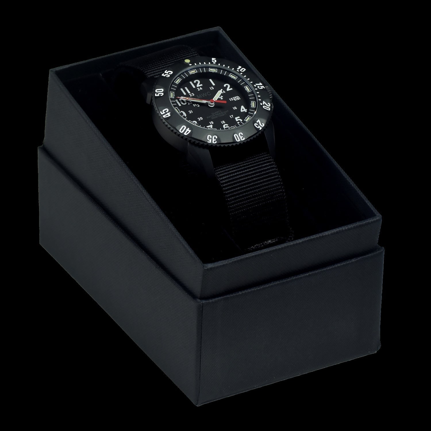 Mwc P656 2023 Model Pvd Titanium Tactical Series Watch With Gtls Triti Military Industries