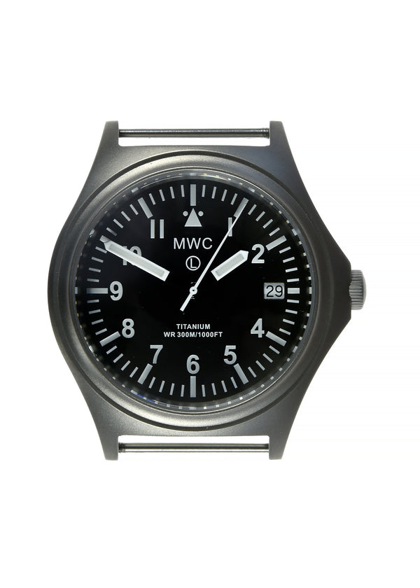 MWC 45th Anniversary Limited Edition Titanium Military Watch, 300m Water Resistant, 10 Year Battery Life, Luminova and Sapphire Crystal - Reduced to Clear