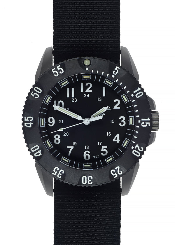 MWC P656 Titanium Tactical Series Watch with GTLS Tritium and Ten Year Battery Life (Non Date Version) - Ex Display Watches from IWA Nürnberg Reduced to Clear