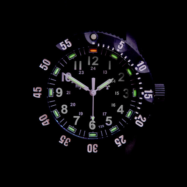 MWC P656 Tactical Series Watch with GTLS Tritium and Ten Year Battery Life (Non Date Version) Crown Needs Attention