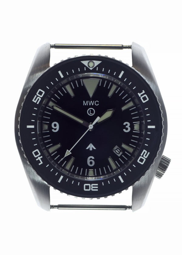 MWC 500m (1640ft) Water Resistant Stainless Steel Automatic Divers Watch With Sapphire Crystal, Ceramic Bezel and Helium Valve - 2 x Brand New Watches from a Trade Show to Clear