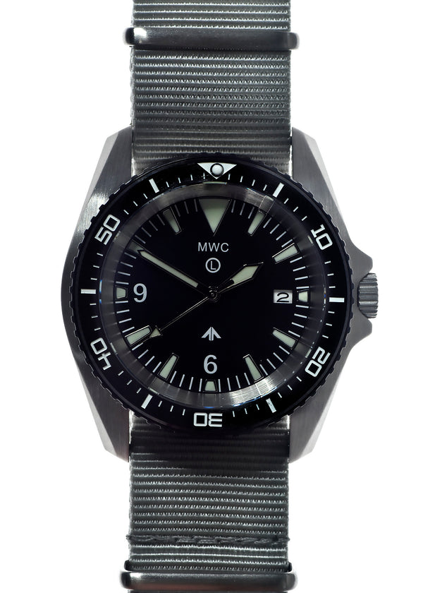 Military Divers Watch Stainless Steel (Automatic) 12 Hour Dial with Sapphire Crystal and Ceramic Bezel - Ex Display Watch from the IWA Ausstellung in Nürnberg, Germany