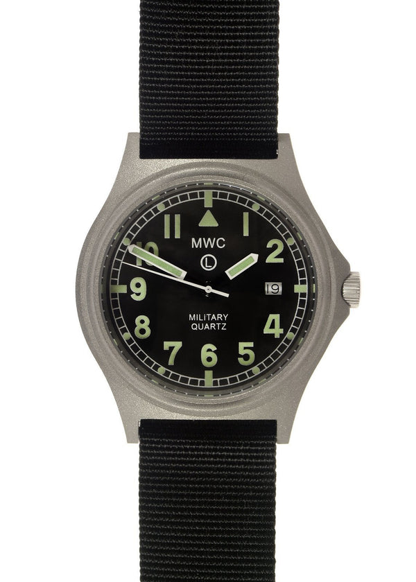 MWC G10 50m (165ft) Water Resistant NATO Pattern Military Watch with Battery Hatch and 60 Month Battery Life