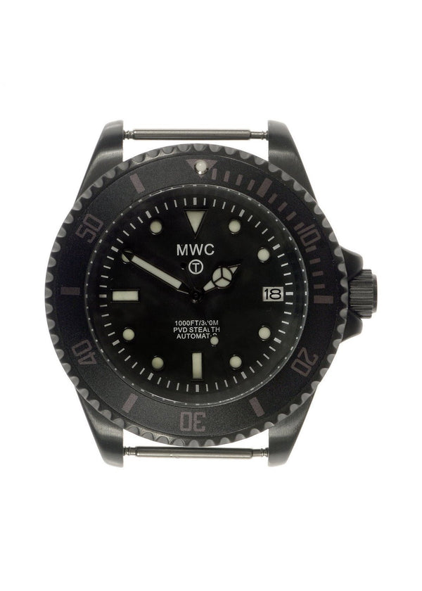 MWC 24 Jewel 300m Automatic Divers Watch on a PVD Bracelet (Shop Soiled Packaging from a Trade Show)