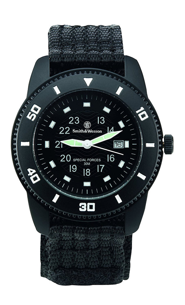 Clearance Price - Latest Black Smith & Wesson Military Tactical Commando Watch